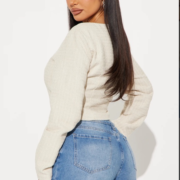 NWT Upscale Tweed Top - Picture 2 of 7